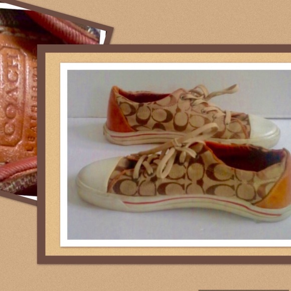 Coach Shoes - 📍Coach Authentic BOBBI sig.C logo Sneakers sz11B